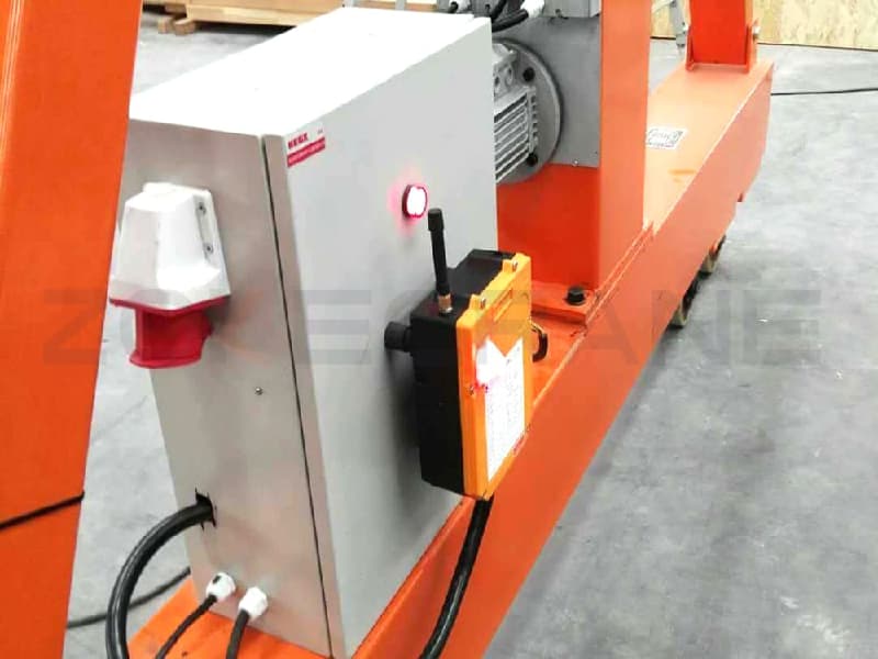 4 Ton Portable Gantry Crane for Myanmar Small Factory Use