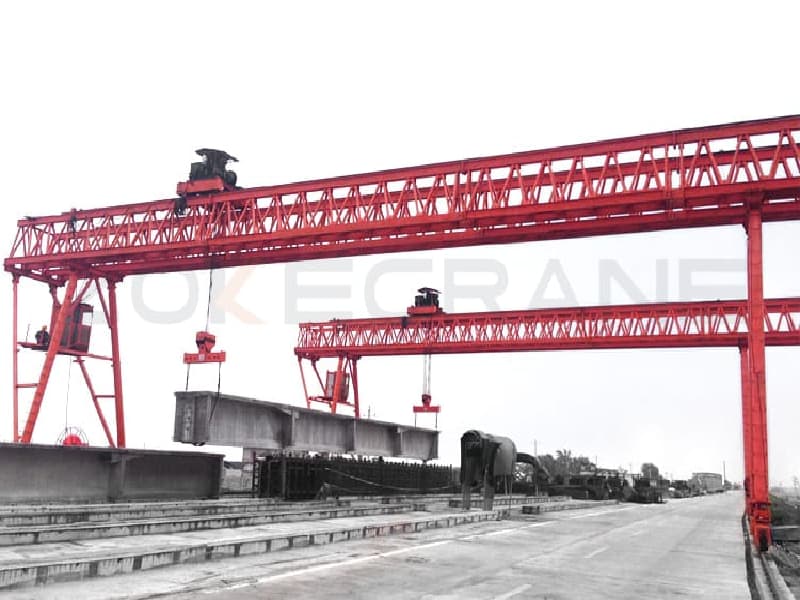 100T to 200T Concrete Beam Gantry Cranes Malaysia Range