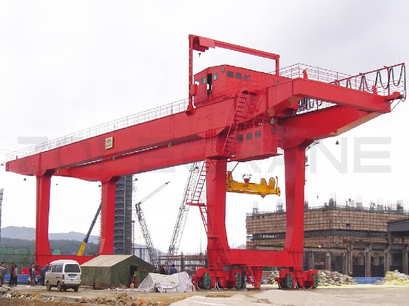 65T Heavy Duty Rail Mounted Gantry Crane Philippines Port