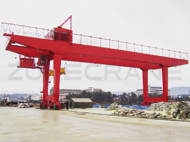 65T Heavy Duty Rail Mounted Gantry Crane Philippines Port