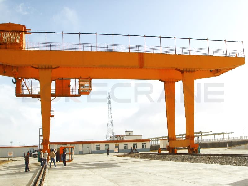 65T Heavy Duty Rail Mounted Gantry Crane Philippines Port