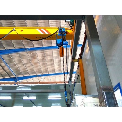 Custom Motor Single Girder Crane for Cambodia Stone Plant