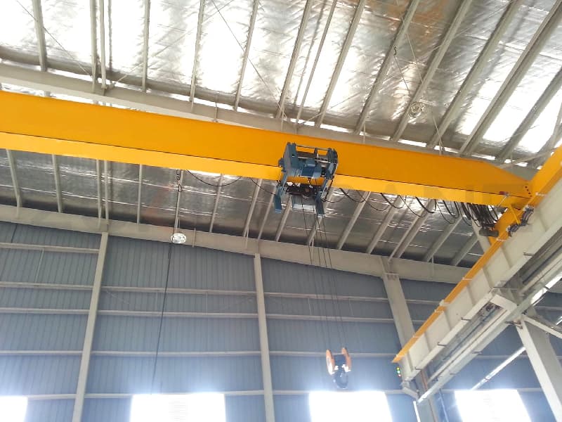 Custom Motor Single Girder Crane for Cambodia Stone Plant