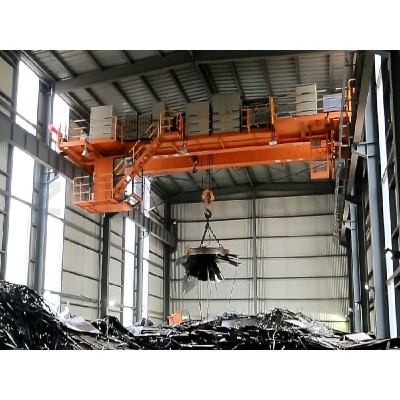 15 Ton Electromagnetic Crane with Round Magnet Vietnam Steel Mill
