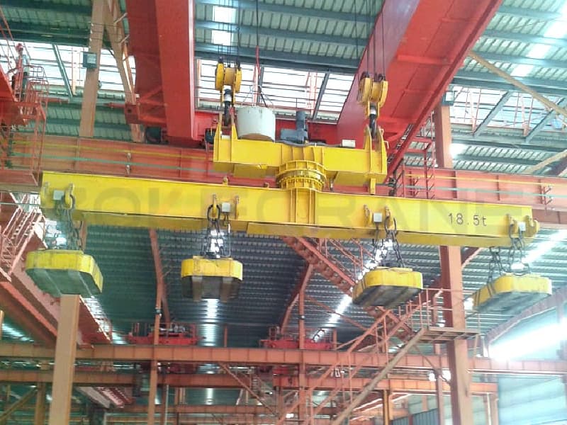 Complete Electromagnetic Crane Solution for Philippines New Factory