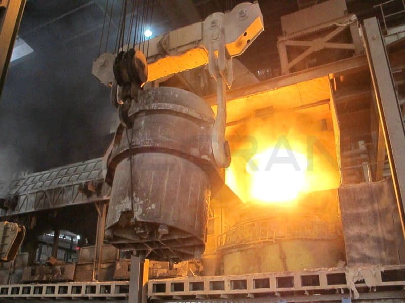 74T Compact Ladle Crane for Philippines Mini Mill Operation