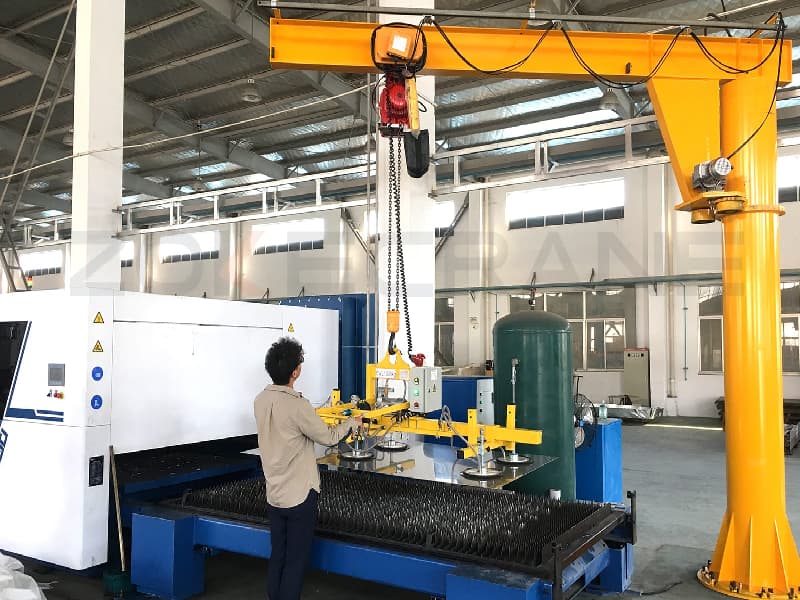 Schneider Electric Floor Mounted Jib Crane for Reliable Operation in Indonesia