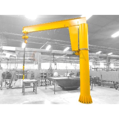 Floor Mounted Jib Crane with Arm Beam 2t for Improved Load Distribution