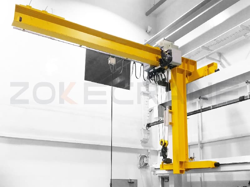 Optimized Steel Structure Wall Traveling Jib Crane (Q235B/Q345B)