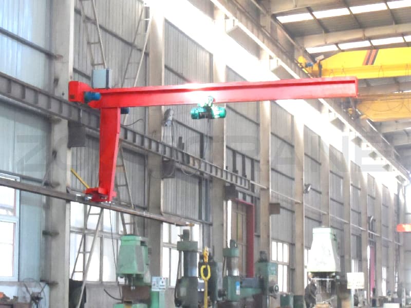 Optimized Steel Structure Wall Traveling Jib Crane (Q235B/Q345B)