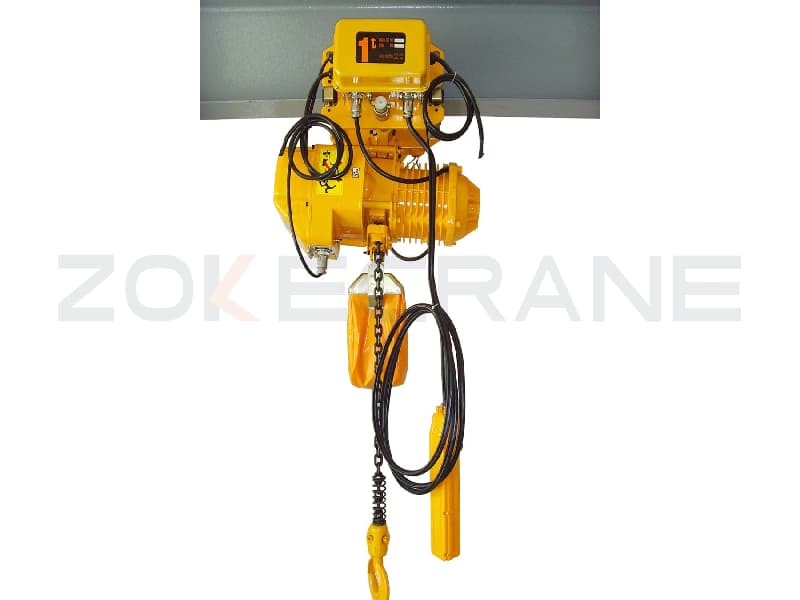 Lightweight & Robust Electric Chain Hoist for Overhead & Jib Crane Integration