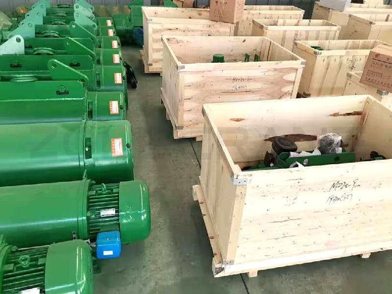 Low-Noise Operation Electric Wire Rope Hoist for Improved Work Environment