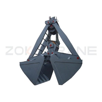Multi-Tine Grab Bucket for Loose & Bulky Materials (Logs, Scrap, Waste)
