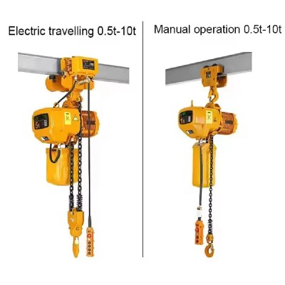 2/3/5 Ton Dual Voltage Electric Chain Hoist (Manually Switchable)