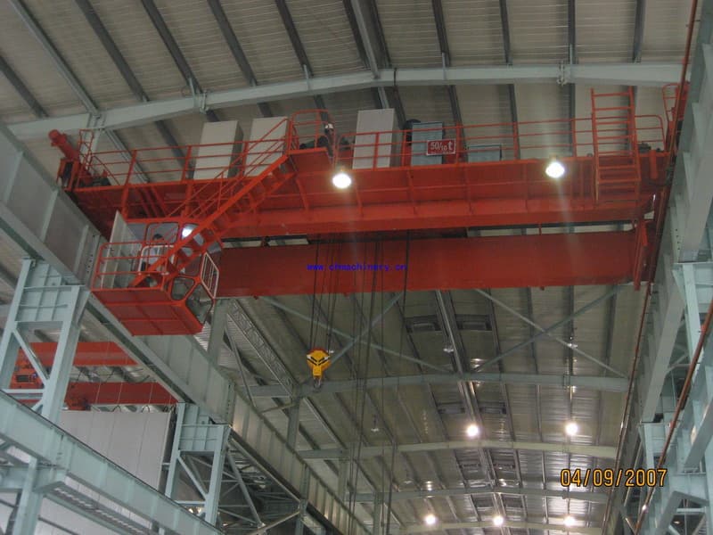 Standard 5 Ton Double Girder Overhead Crane for Workshop & Warehouse