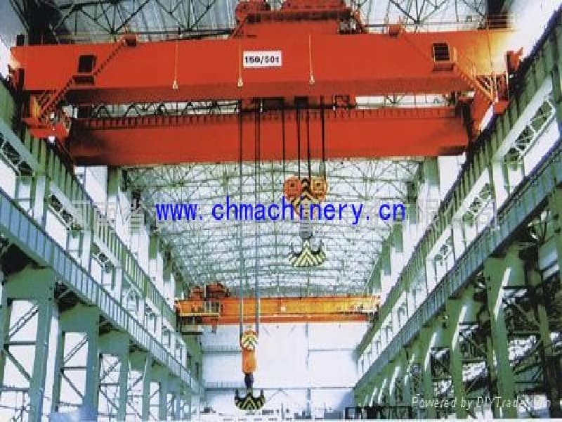 Standard 5 Ton Double Girder Overhead Crane for Workshop & Warehouse
