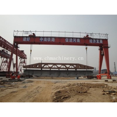 Large Span 75/100 Ton Double Girder Gantry Crane for Container Handling