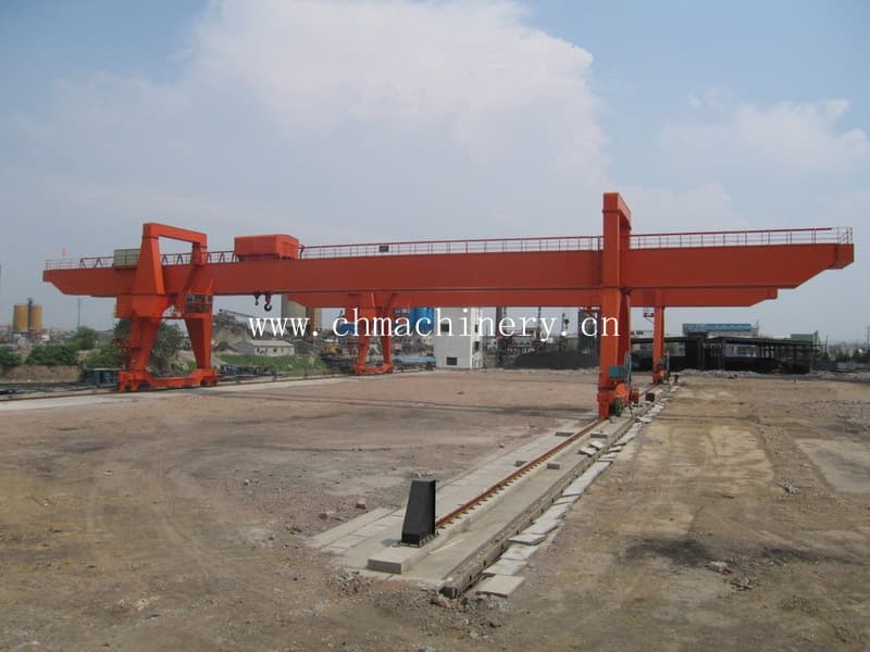 120 Ton Double Girder Gantry Crane for Shipbuilding & Heavy Fabrication
