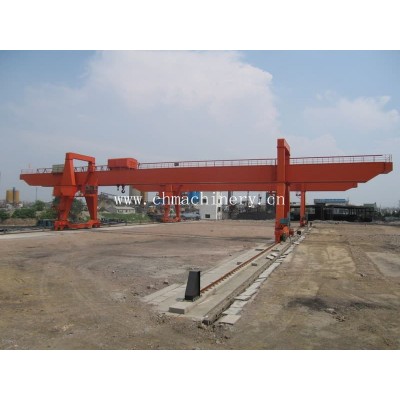 120 Ton Double Girder Gantry Crane for Shipbuilding & Heavy Fabrication