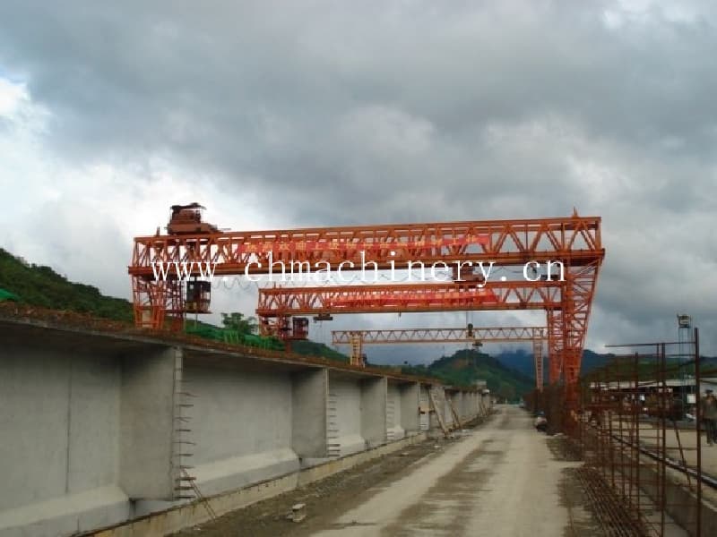 150 Ton Double Girder Gantry Crane with Windproof System for Exposed Sites
