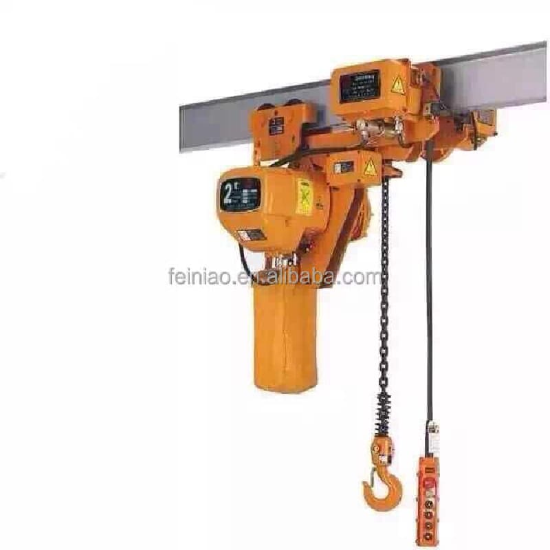 3 Ton Electric Chain Hoist 220V Single Phase - Easy Installation for Factories