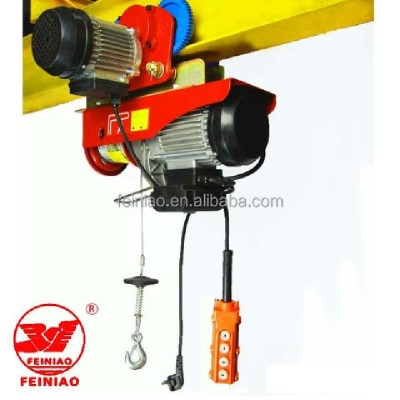 Compact Mini Electric Wire Rope Hoist 200kg Capacity for Light Workshop