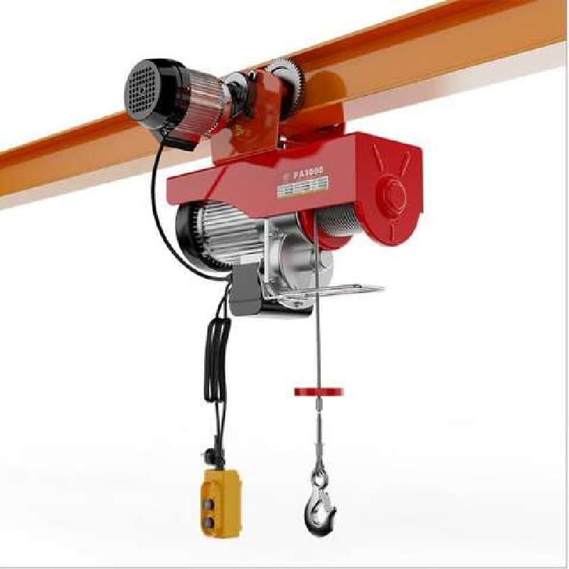 Weather-Resistant 500kg Mini Electric Wire Rope Hoist for Outdoor Yard