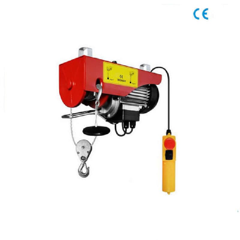 500kg 30m Lifting Height Mini Electric Wire Rope Hoist with Remote Control