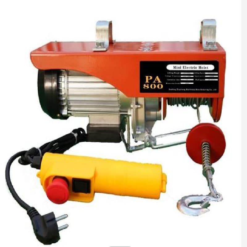 Weather-Resistant 500kg Mini Electric Wire Rope Hoist for Outdoor Yard