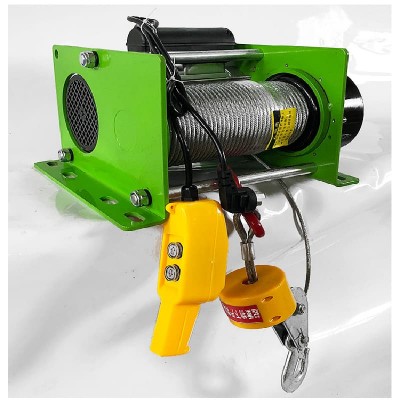 500kg Industrial Wire Rope Winch 220V with Remote Control