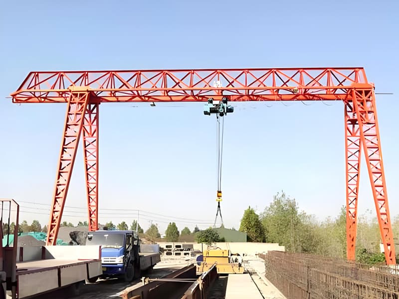 Single Girder Gantry Crane with Remote Control, Capacities 3-16 Ton