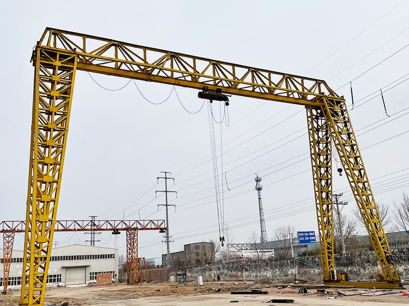 Single Girder Gantry Crane with Remote Control, Capacities 3-16 Ton