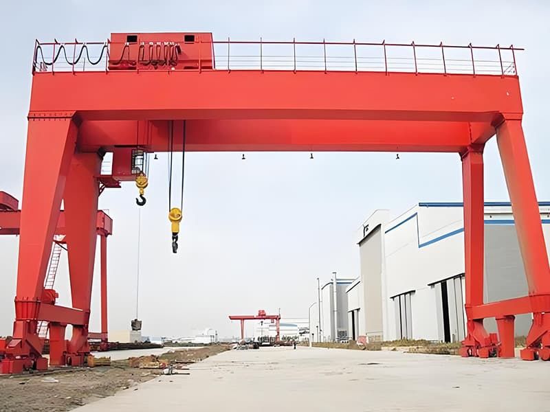 35 Ton Double Girder Gantry Crane, 40m Span for Heavy Machinery