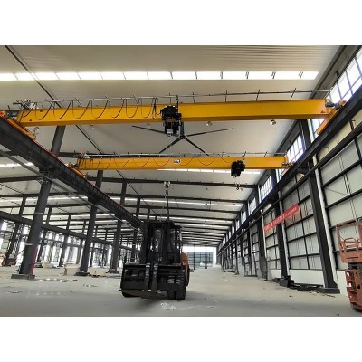 European Electric Single Girder Crane with Variable Frequency Drive Control