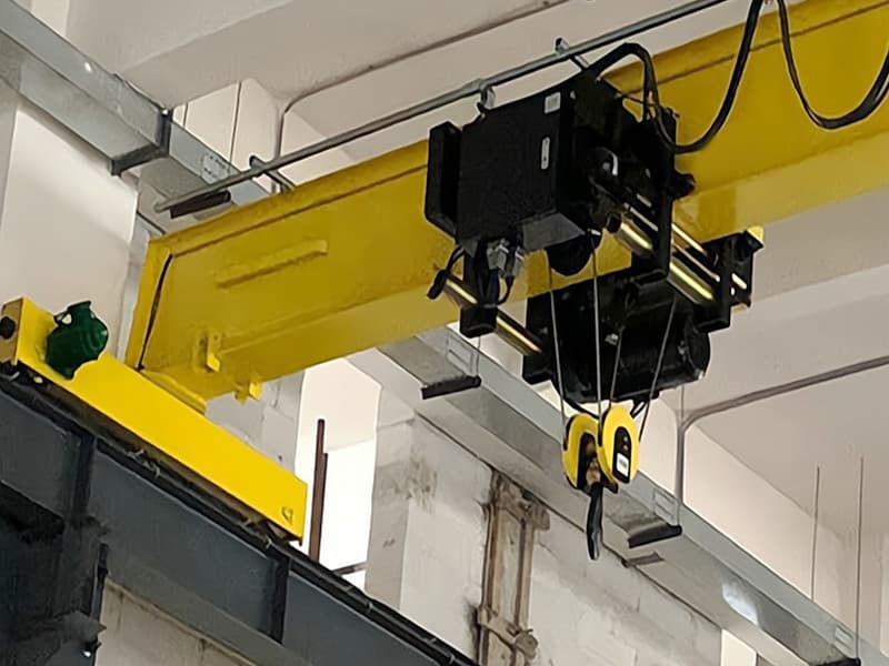 European Electric Single Girder Crane with Variable Frequency Drive Control