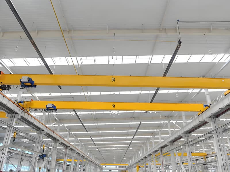 European Electric Single Girder Crane with Variable Frequency Drive Control