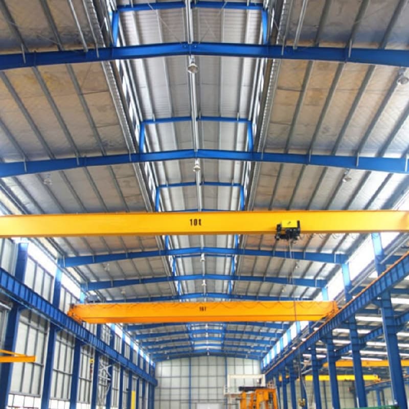 10-Ton European-Style Single Girder Overhead Crane for Heavy-Duty Workshops