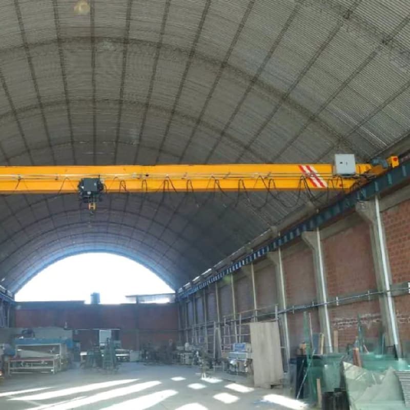 10-Ton European-Style Single Girder Overhead Crane for Heavy-Duty Workshops