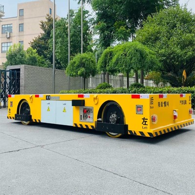 10 Ton Heavy-Duty AGV Transfer Cart with Laser Navigation for Precision