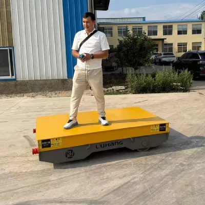 20 Ton Large Capacity AGV Transfer Cart for Steel Coil & Pallet Handling