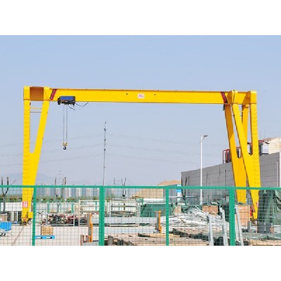 Wide-Span European Single Girder Gantry Crane 12T / 28m for Vietnam Shipyard
