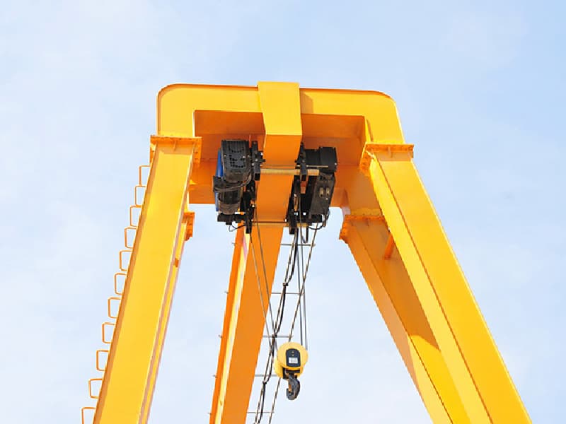 Single Girder Gantry Crane Max Capacity 20T / 25m for Indonesian Heavy Industry