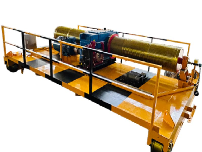 Winch Trolley 32T for Philippine Heavy Equipment Maintenance Workshops
