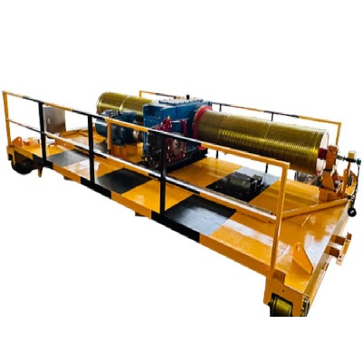 High-Capacity European Winch Trolley 40T for Malaysian Shipbuilding Gantries