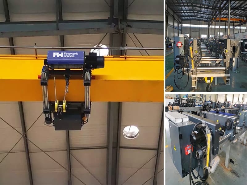 Euro Low Room Electric Hoist 15T 12m for Malaysian Palm Oil Plant Maintenance