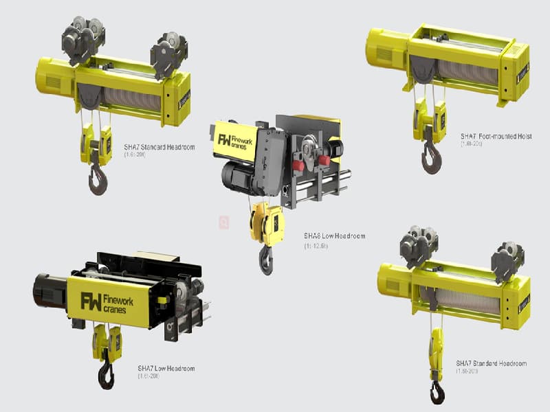 Low Headroom Wire Rope Hoist 3 Ton 12m Lift for Indonesia Logistics Centers
