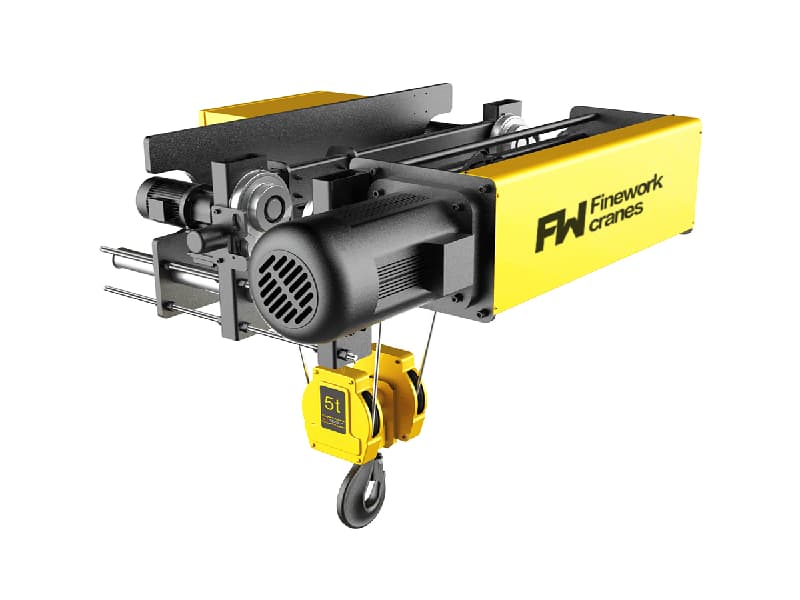 Low Headroom Wire Rope Hoist 3 Ton 12m Lift for Indonesia Logistics Centers