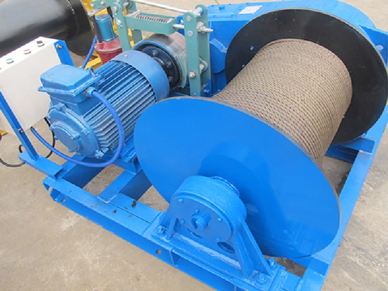High Speed Electric Winch 50t 250m Rope for Philippines Mining Installation