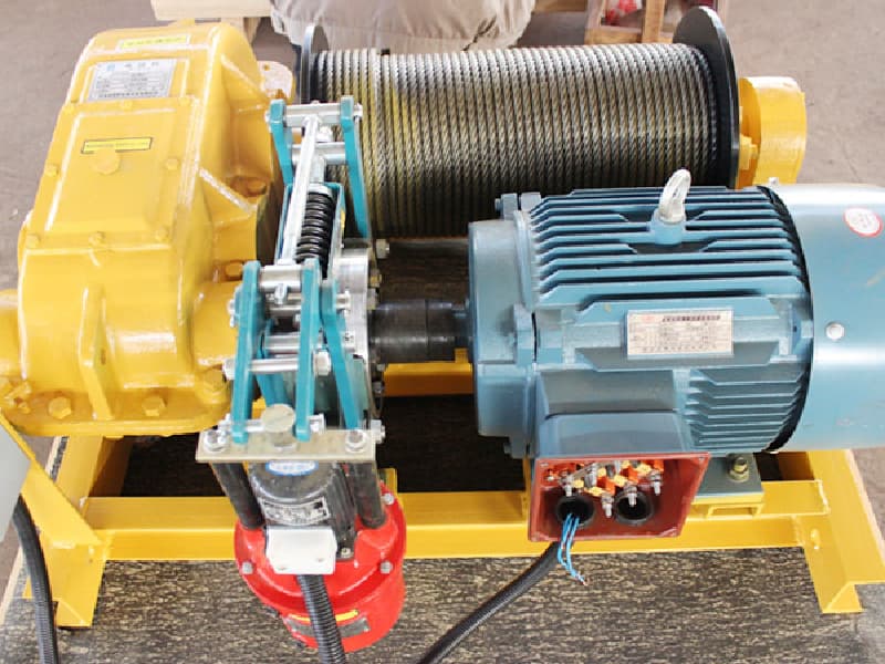 High Speed Electric Winch 50t 250m Rope for Philippines Mining Installation