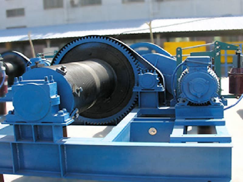 Slow Speed Electric Winch 50 Ton for Vietnam Bridge Component Installation